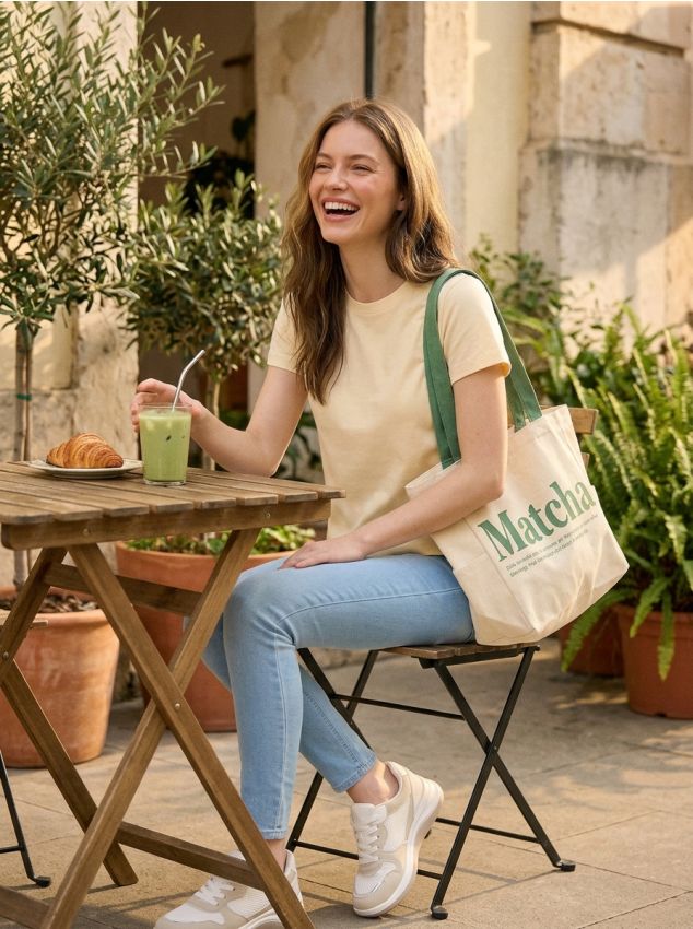 Sinsay - Bawełniana koszulka z gęstego splotu Interlock - yellow jeans