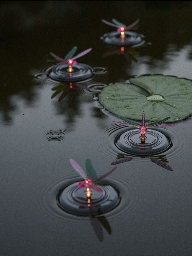 Sinsay - Lampă solară LED cu motiv de libelulă - clear