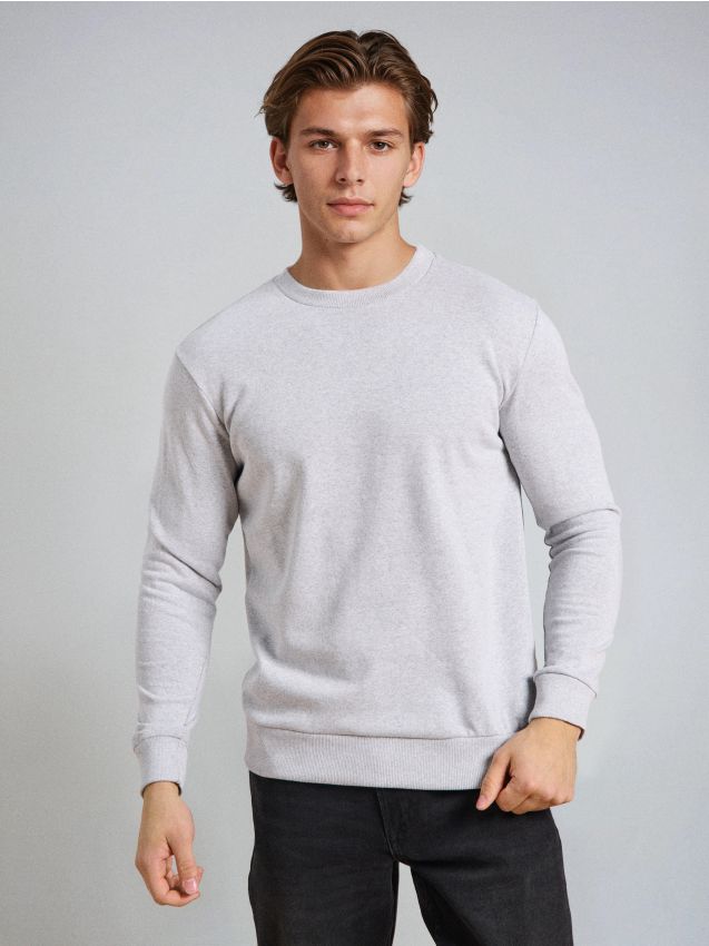 Sinsay - Bluză sport basic - gri deschis