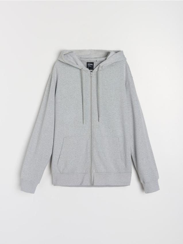 Sinsay - Mikina s kapucňou - svetlošedá