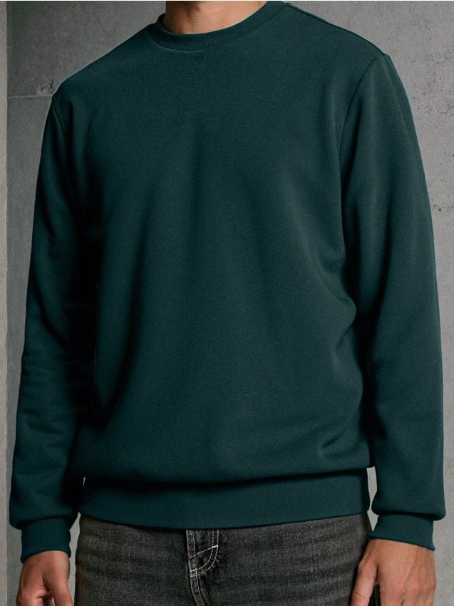 Sinsay - Bluza z długim rękawem - zielony