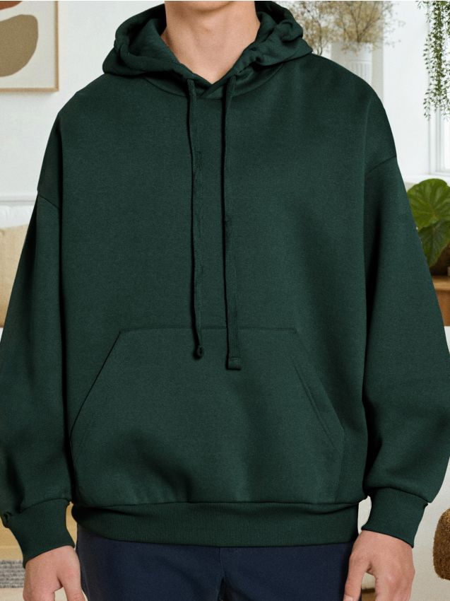 Sinsay - Hanorac comfort fit - albastru-verzui