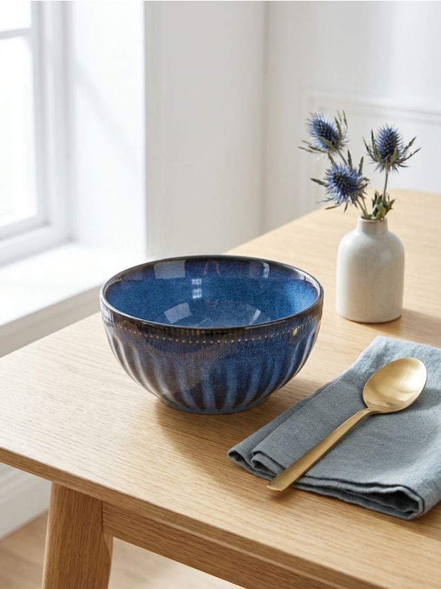 Sinsay - Bol decorativ cu margine decorativă - light blue