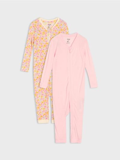 Komplet dojenčkovih pajacev z zadrgo 2 pack