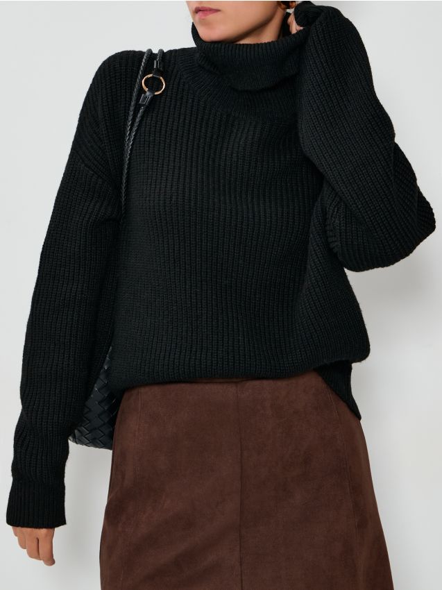 Sinsay - Maletă reiată - čierna