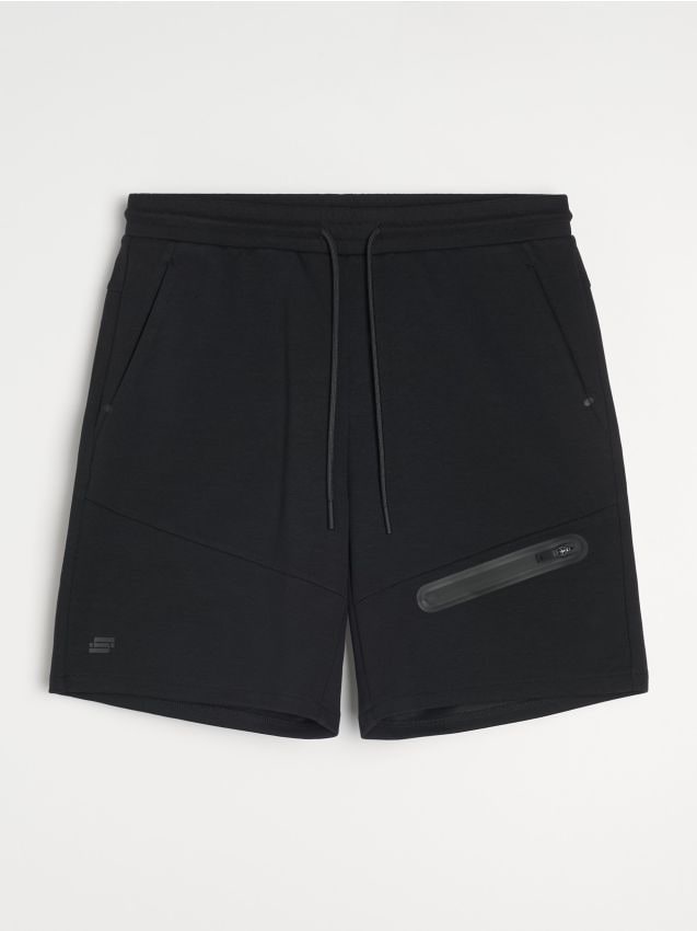 Sinsay - Pantaloni scurți - negru