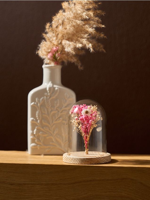 Sinsay - Cupolă decorativă din sticlă cu flori - multicolor