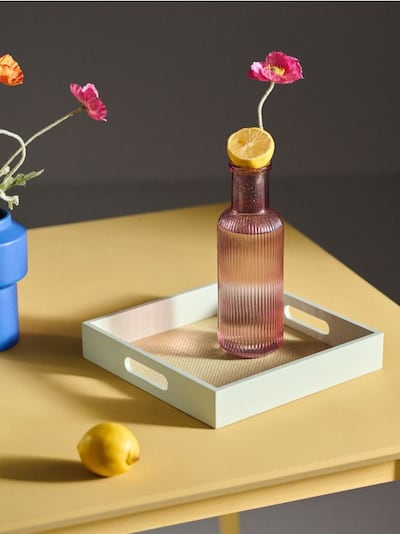 Διακοσμητικός δίσκος με χερούλι