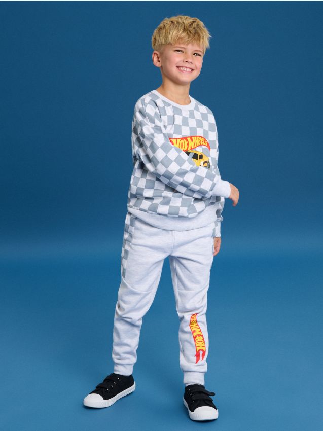 Sinsay - Úpletová súprava Hot Wheels - svetlošedá