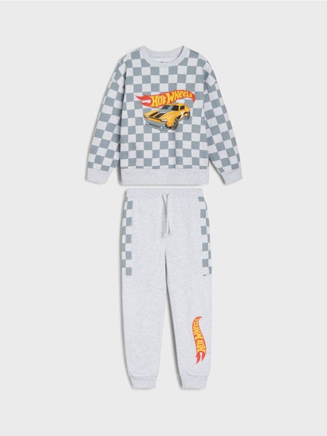 Sinsay - Úpletová súprava Hot Wheels - svetlošedá