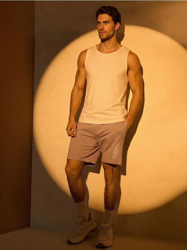 Sinsay - Pantaloni sport scurți - lavand