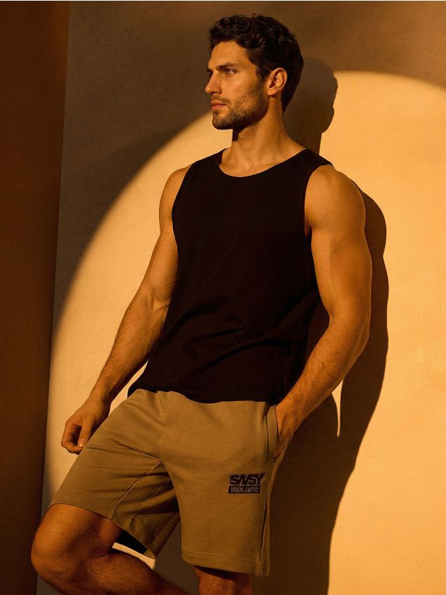 Sinsay - Pantaloni sport scurți - gri deschis