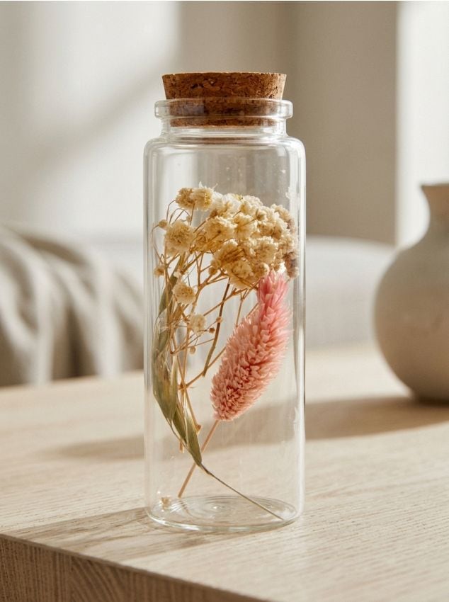 Sinsay - Sticlă decorativă din sticlă cu flori - multicolor