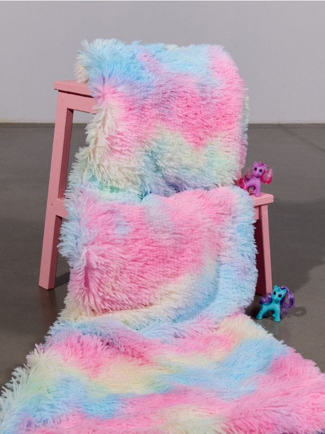 Sinsay - Pătură cu model curcubeu - multicolor