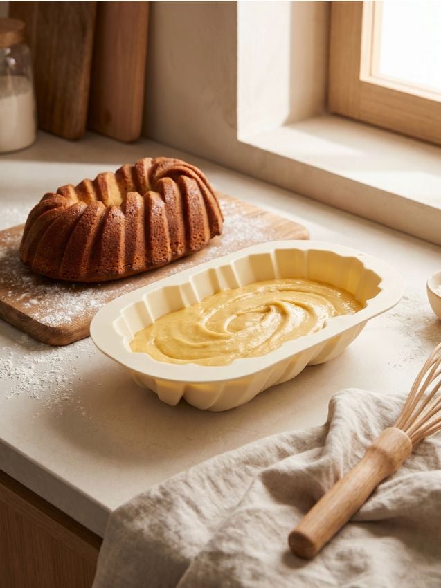 Stampo da forno in silicone - panna