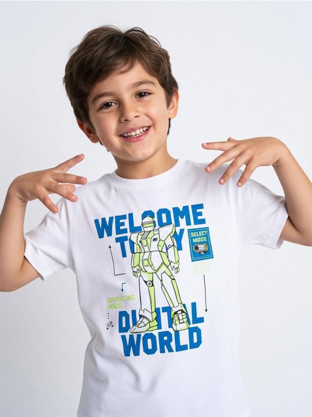 Sinsay - Súprava 2 tričiek - hyacintová