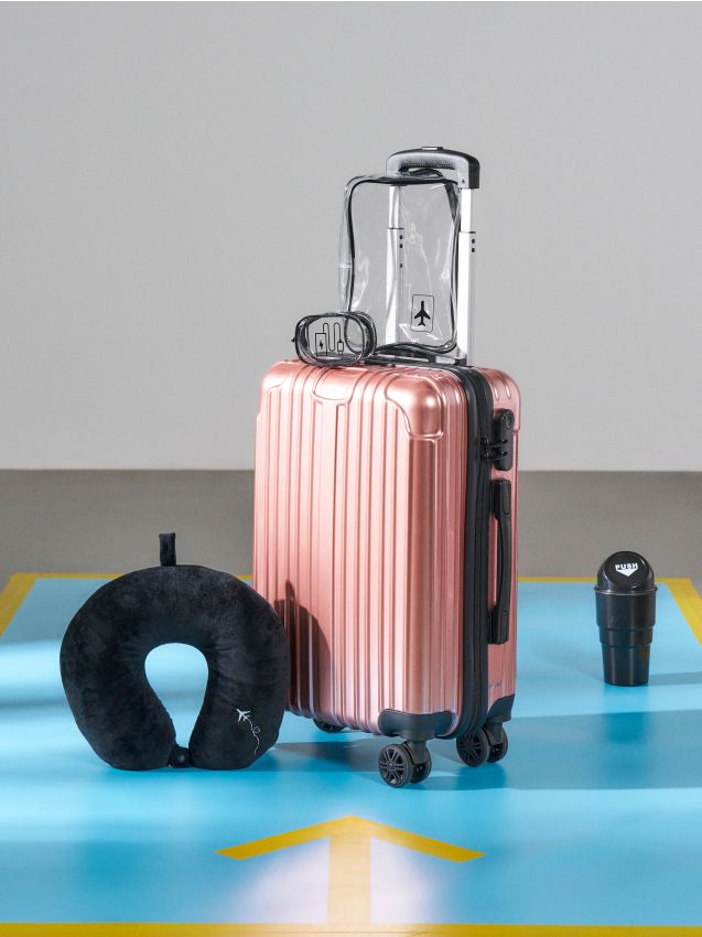 Sinsay - Valiză de călătorie - roz-pastel