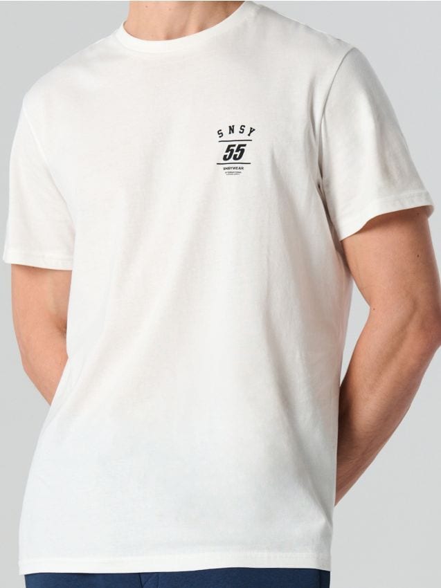 Sinsay - Tricou din bumbac cu inscripție - crem
