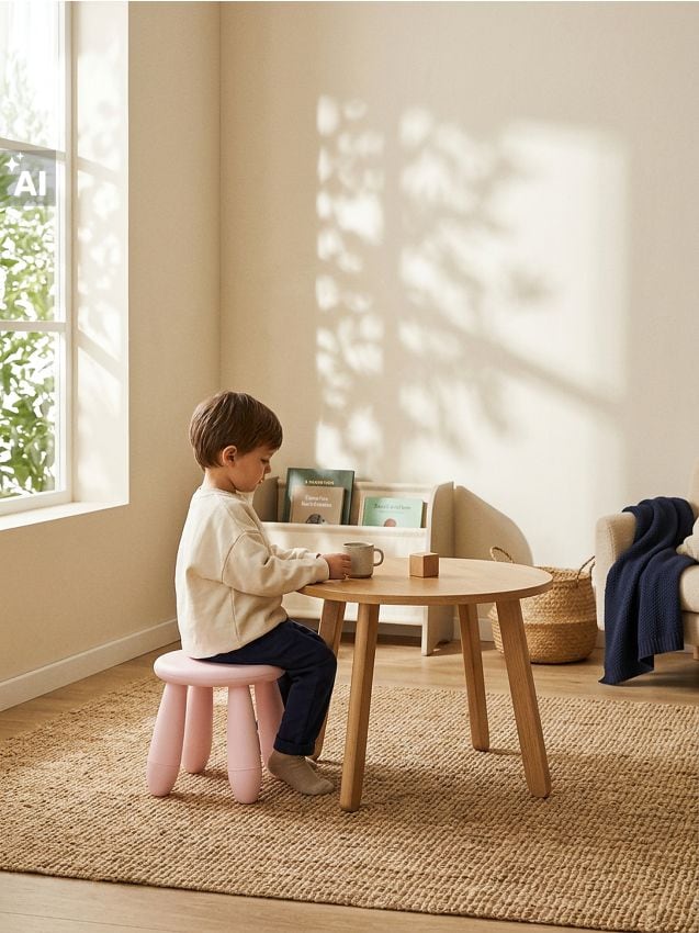 Sinsay - Scaun pentru copii - roz-pastel