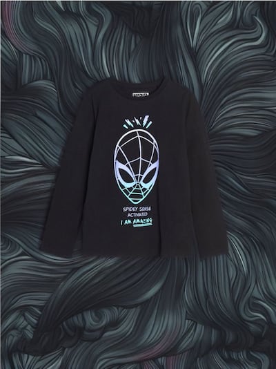Tričko s dlouhými rukávy Spiderman
