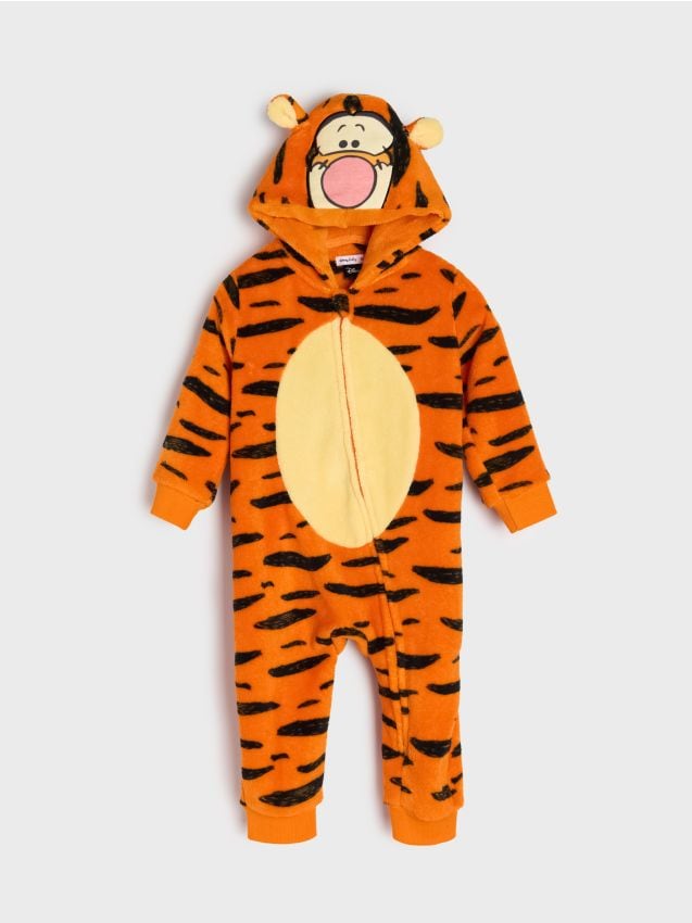 Sinsay - Dupačky s kapucňou Winnie the Pooh - svetlooranžová