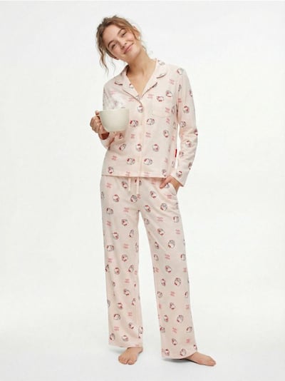 Двокомплектна бавовняна піжама Hello Kitty