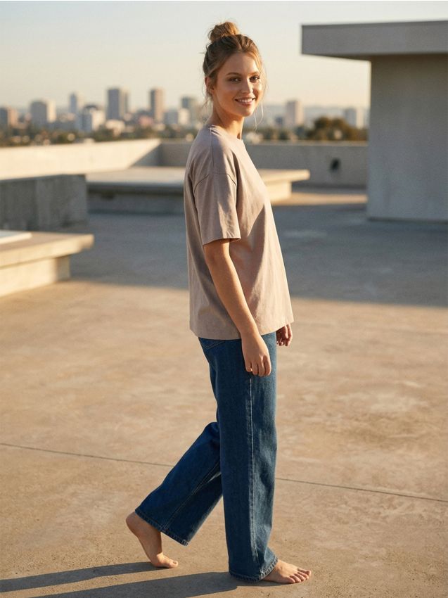 Sinsay - Tricou din bumbac basic - cafeniu