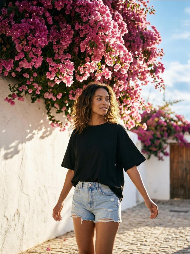 Sinsay - Bawełniana koszulka basic - czarny