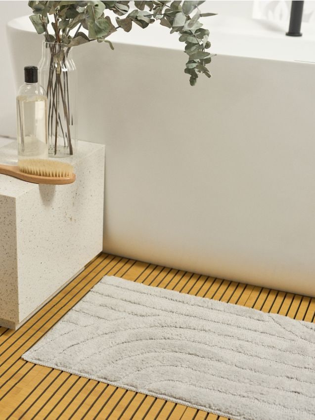 Sinsay - Covoraș de baie cu motiv de Crăciun - gri deschis