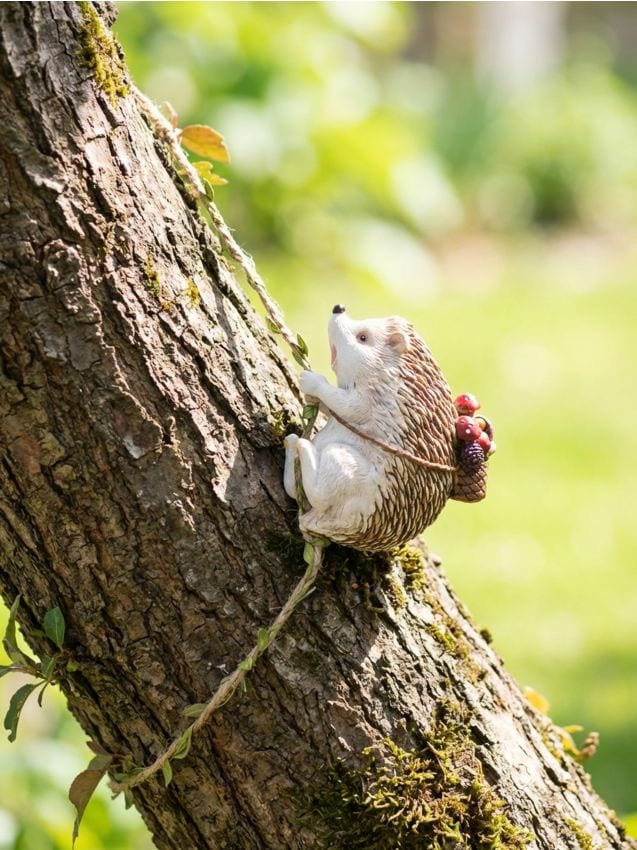 Sinsay - Figurină de grădină suspendată în formă de arici cu șnur - bej