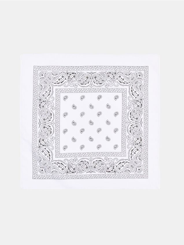 Sinsay - Eșarfă Cu Model - alb