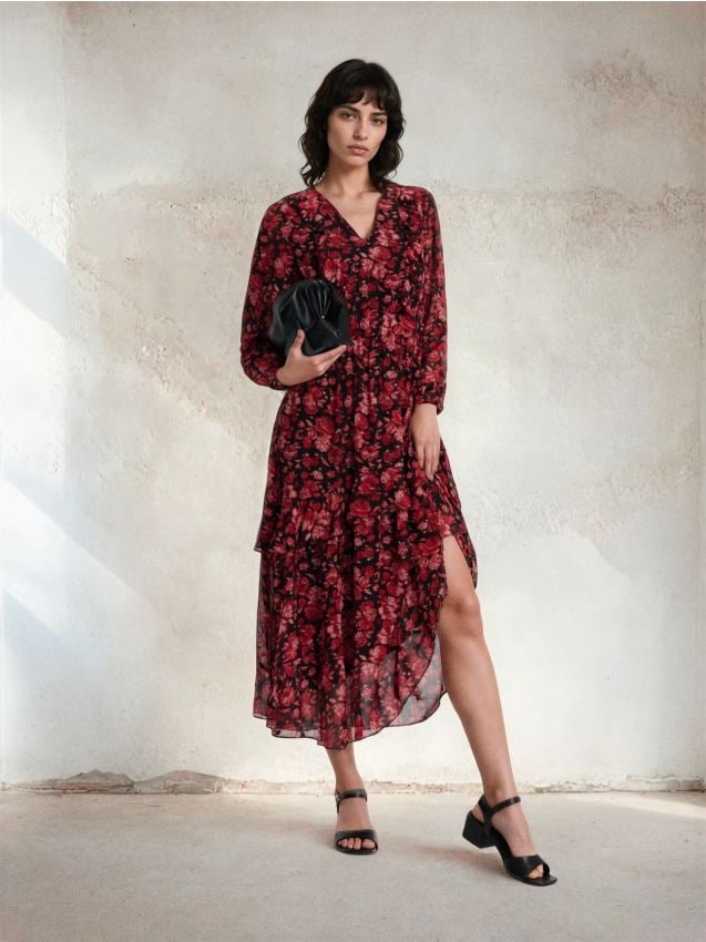 Sinsay - Шифонова Макси Рокля