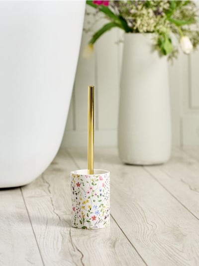 WC četka s cvjetnim motivom
