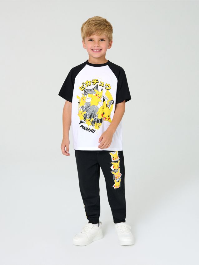 Sinsay - Pantaloni de trening Pokémon - negru