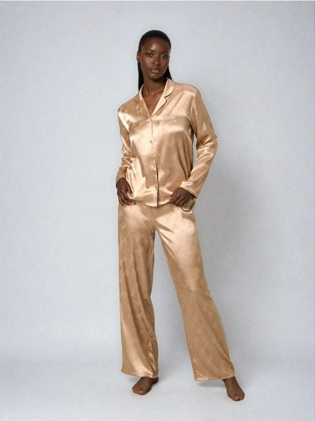 Sinsay - Dvojdielne pyžamo Barbie - telová