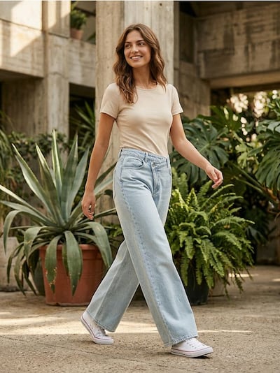 Βαμβακερό basic μπλουζάκι