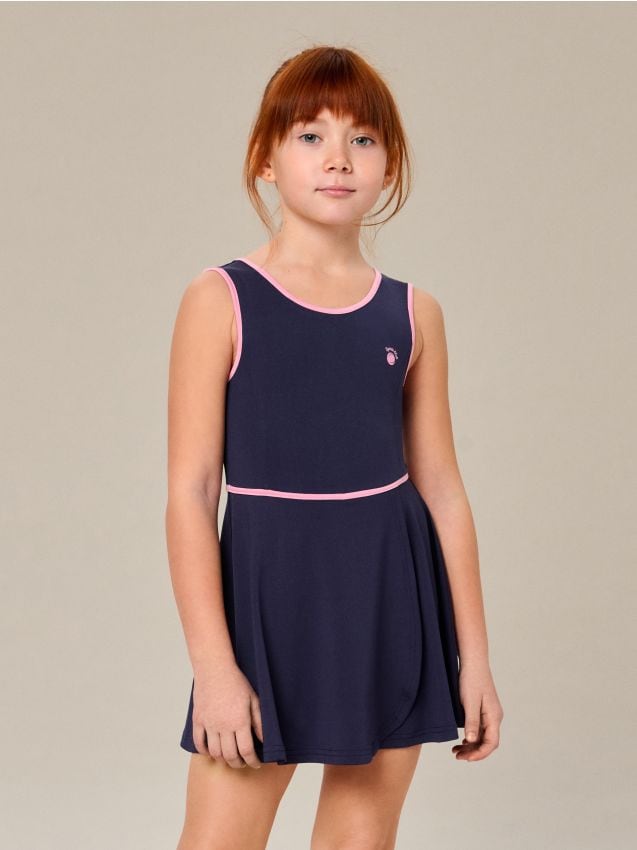 Sinsay - Rochie sport cu tiv contrastant - bleumarin