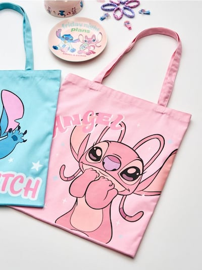 Тканинна shopper-сумка з принтом Stitch