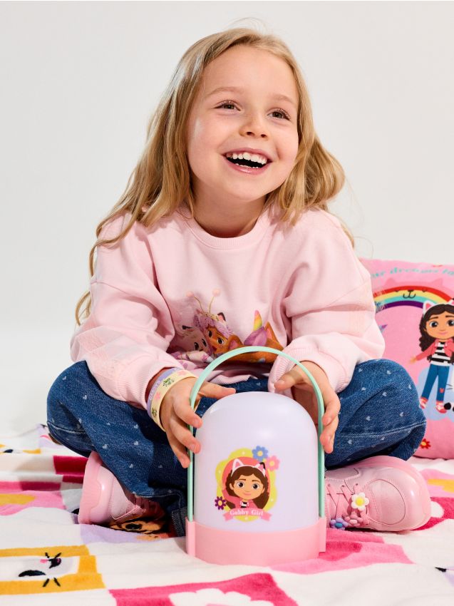 Sinsay - Dětská LED noční lampička Gabbys Dollhouse - roz