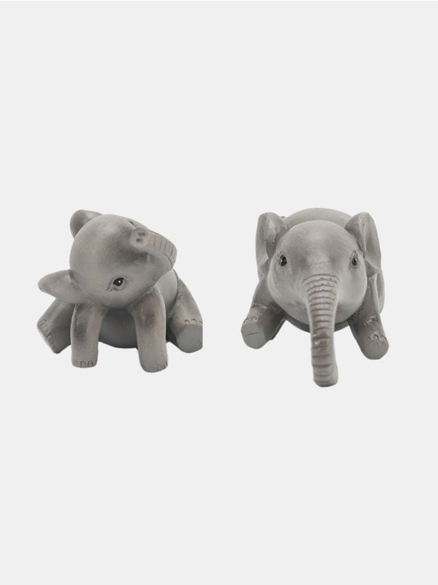 Sinsay - Decorațiuni de grădină pentru ghiveci în formă de elefant 2 pack - gri-neutru
