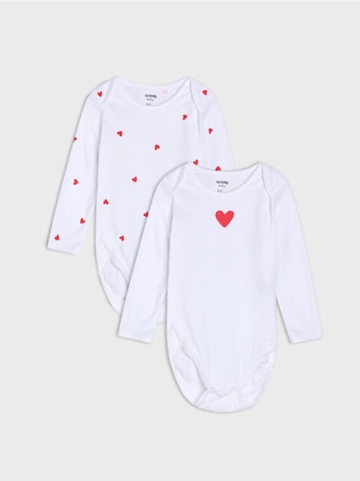 Бавовняні боді, 2 шт.