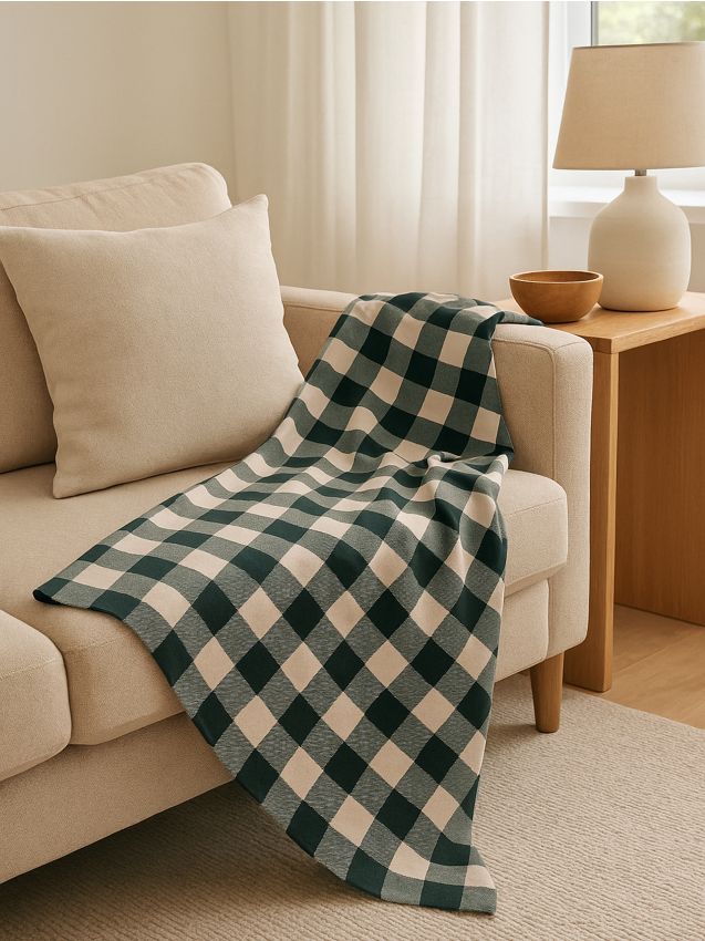 Sinsay - Kockovaná deka - viacfarebná