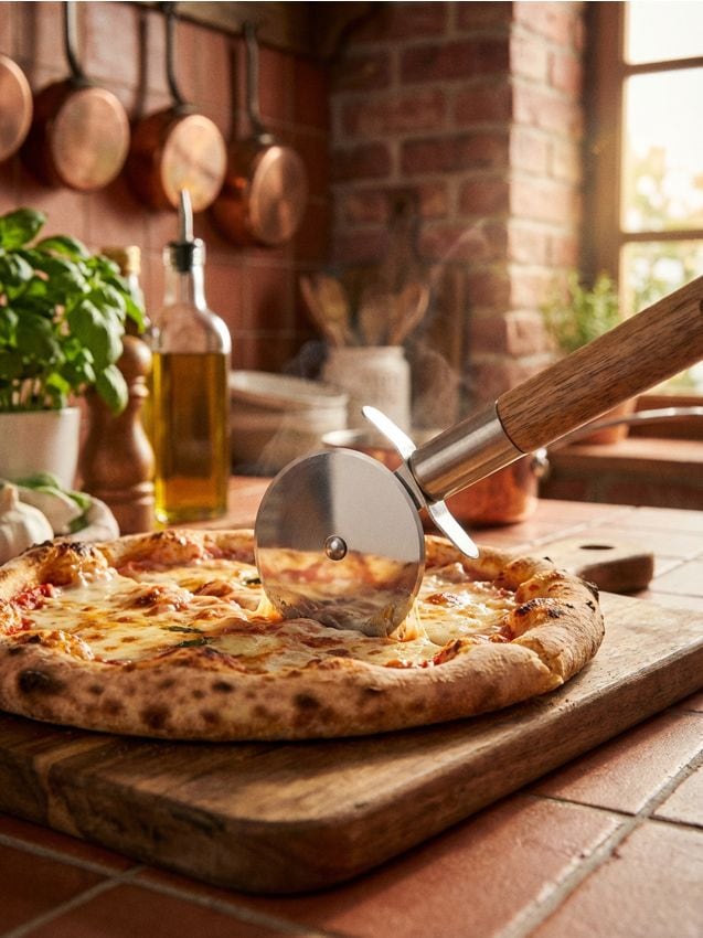 Sinsay - Cuțit pentru pizza - maro