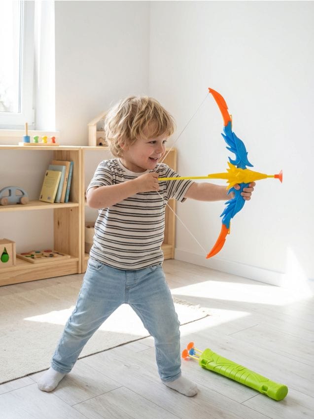 Sinsay - Set de tir cu arcul pentru copii cu țintă și săgeți - multicolor