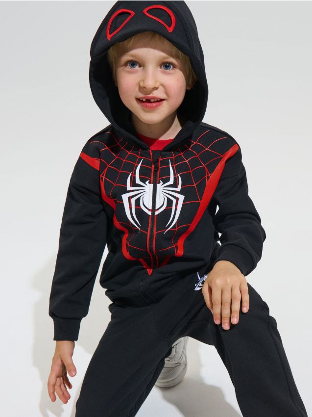 Sinsay - Set bluză și pantaloni sport Spider-Man - negru