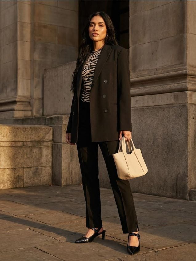 Pantaloni a sigaretta - nero