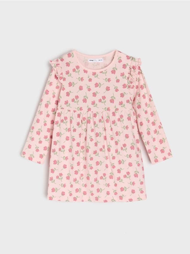 Sinsay - Teplákové šaty - pastelová ružová