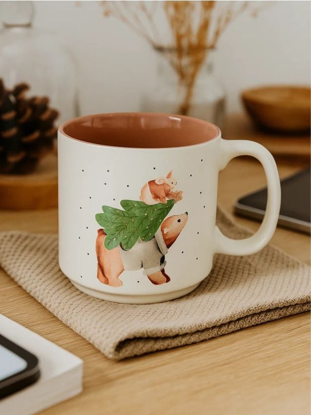 Sinsay - Hrnček so sviatočným motívom - béžová