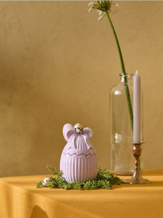 Sinsay - Recipient alimentar de Paște în forma unui ou - roz-pastel