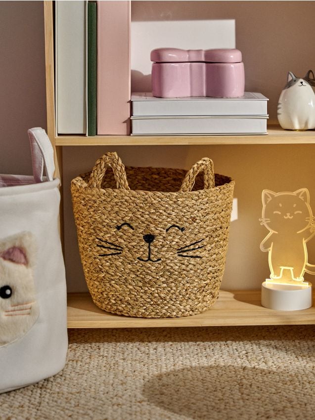 Sinsay - Coș de depozitare împletit - bej